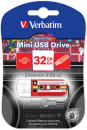 Флешка USB 32Gb Verbatim Mini Cassette Edition 49392 USB красный2