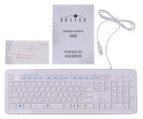 Клавиатура проводная Oklick 540S USB белый5