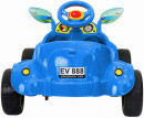 Машина педальная RT Молния с музыкальным рулем синяя ОР09-9037
