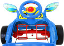 Машина педальная RT Молния с музыкальным рулем синяя ОР09-9038