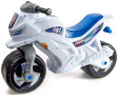Каталка-мотоцикл R-Toys Racer RZ 1 Полиция пластик от 18 месяцев со шлемом бело-синий ОР501в2