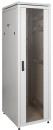 Шкаф сетевой 18U ITK LINEA N LN35-18U68-G 600х800mm стеклянная передняя дверь серый