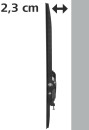 Кронштейн HAMA  H-118104  черный для ЖК ТВ до 32"-65" настенный фиксированный VESA 400x400 до 35кг2