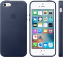 Накладка Apple Leather Case для iPhone 5 iPhone 5S iPhone SE голубой MMHG2ZM\\A2