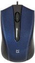 Мышь проводная DEFENDER Accura MM-950 синий USB 529523
