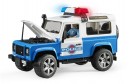 Джип Bruder Land Rover Defender Station Wagon Полиция с фигуркой 02-5952