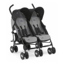 Коляска-трость для для двоих детей Chicco Echo Twin Stroller (coal)