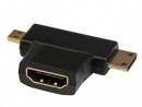 Переходник ORIENT C137  HDMI F - mini+ micro HDMI M C3952