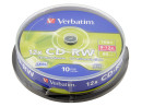Диски CD-RW Verbatim 700Mb 12x CakeBox 10шт 43480