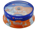 Диски DVD-R Verbatim 16x 4.7Gb CakeBox 25шт Photo Printable 43538