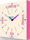 Часы настенные FotonioBox BoxPop VIII PB-508-35 розовый