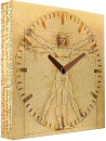 Часы настенные FotonioBox Витрувианский человек PB-016-35 бежевый