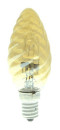 Лампа галогенная свеча Uniel 04115 E14 42W HCL-42/CL/E14 candle twisted gold