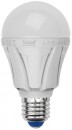 Лампа светодиодная груша Uniel 07888 E27 9W 4500K LED-A60-9W/NW/E27/FR ALP01WH