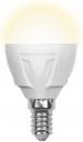 Лампа светодиодная шар Volpe Simple E14 6W 3000K LED-G45-6W/WW/E14/FR/S