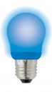 Лампа энергосберегающая шар Uniel 03099 E27 9W ESL-G45-9/BLUE/E27
