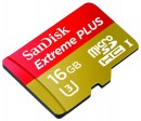Карта памяти Micro SDHC 16Gb Class 10 Sandisk SDSQXSG-016G-GN6MA + адаптер2