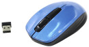Мышь беспроводная Oklick 475MW чёрный синий USB