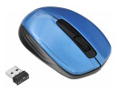 Мышь беспроводная Oklick 475MW чёрный синий USB3