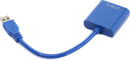 Переходник VGA 0.15м VCOM Telecom TA710 круглый синий2