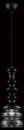 Подвесной светильник Crystal Lux Bell SP1 Black
