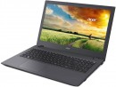 Ноутбук Acer E5-573 15.6" 1366x768 матовый 3215U 1.7GHz 4Gb 500Gb Intel HD DVD-RW Bluetooth Wi-Fi Linux черный/темно-серый NX.MVHER.0102