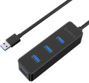 Концентратор USB 3.0 Orico W5PH4-U3-BK 4 х USB 3.0 черный2