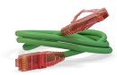 Патч-корд UTP 5е категории 0.15м Hyperline PC-LPM-UTP-RJ45-RJ45-C5e-0.15M-LSZH-GN зеленый