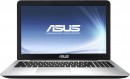 Ноутбук ASUS K555LJ 15.6" 1366x768 Intel Core i3-4005U 1Tb 4Gb nVidia GeForce GT 920M 2048 Мб черный серебристый DOS 90NB08I2-M19880 из ремонта