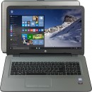Ноутбук HP 17-x013ur 17.3" 1920x1080 Intel Core i7-6200U 1 Tb 8Gb Radeon R7 M440 4096 Мб серебристый Windows 10 Home X7J05EA4