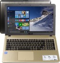 Ноутбук ASUS X540SC-XX040T 15.6" 1366x768 Intel Pentium-N3700 500Gb 4Gb nVidia GeForce GT 810M 1024 Мб черный Windows 10 Home 90NB0B21-M007405