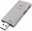 Флешка USB 64Gb PQI iConnect 6I01-064GR2001 серебристый2