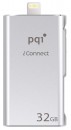 Флешка USB 32Gb PQI iConnect серебристый 6I01-032GR2001