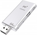 Флешка USB 64Gb PQI iConnect 6I01-064GR1001 серебристый2