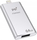 Флешка USB 64Gb PQI iConnect 6I01-064GR1001 серебристый3
