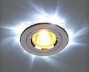 Встраиваемый светильник с двойной подсветкой Elektrostandard 2060 MR16 хром/белый 4690389007484