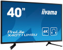 Монитор 40" iiYama X4071UHSU-B1 черный MVA 3840x2160 350 cd/m^2 3 ms HDMI DisplayPort VGA USB2