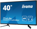 Монитор 40" iiYama X4071UHSU-B1 черный MVA 3840x2160 350 cd/m^2 3 ms HDMI DisplayPort VGA USB3