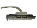 Планка в корпус USB2.0 -2 порта низкопрофильная Espada EBRT-2USB2LOW2