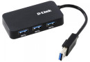 Концентратор USB 3.0 D-Link DUB-1341/A1B 4 х USB 3.0 черный