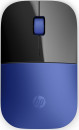 Мышь беспроводная HP Z3700 синий чёрный USB V0L81AA
