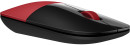 Мышь беспроводная HP Z3700 Wireless Cardinal красный USB + радиоканал V0L82AA4