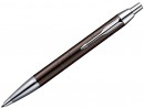 Шариковая ручка автоматическая Parker IM PREMIUM Metallic Brown синий стержень M S0949730