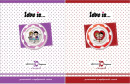 Набор цветного картона Action! LOVE IS A4 10 листов LI-ACC-10/10 в ассортименте