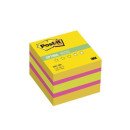 Бумага для заметок с липким слоем POST-IT OPTIMA-Лето 51х51 мм, желтая неоновая радуга, 400 листов 2051-ONY