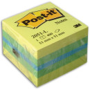 Бумага для заметок с липким слоем POST-IT, 51х51 мм, мини-куб лимон, 400 листов 2051-L**