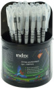 Шариковая ручка Index ColourPlay черный 0.7 мм ICBP604/BK одноразовая2