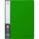 Папка с 40 файлами, форзац, ф.А4, зеленая SDB40/GN