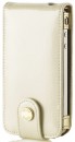 Кожаныи чехол Pipetto Flip Case P016-10 для Apple iPhone 4/4S бежевый3