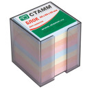 Блок бумажный СТАММ 80х80х80 мм многоцветный ПЦ22